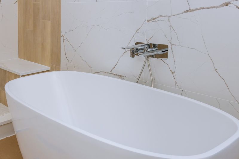 Elegant Bathtub with Faucet